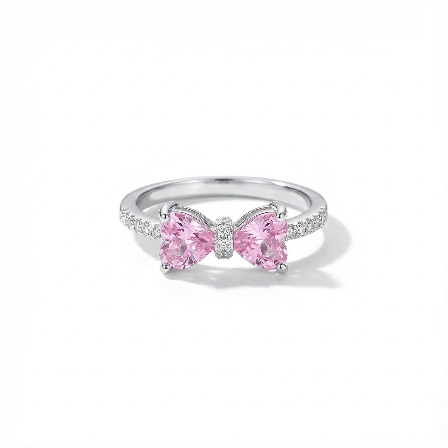 Bow Pink Coquette Ring