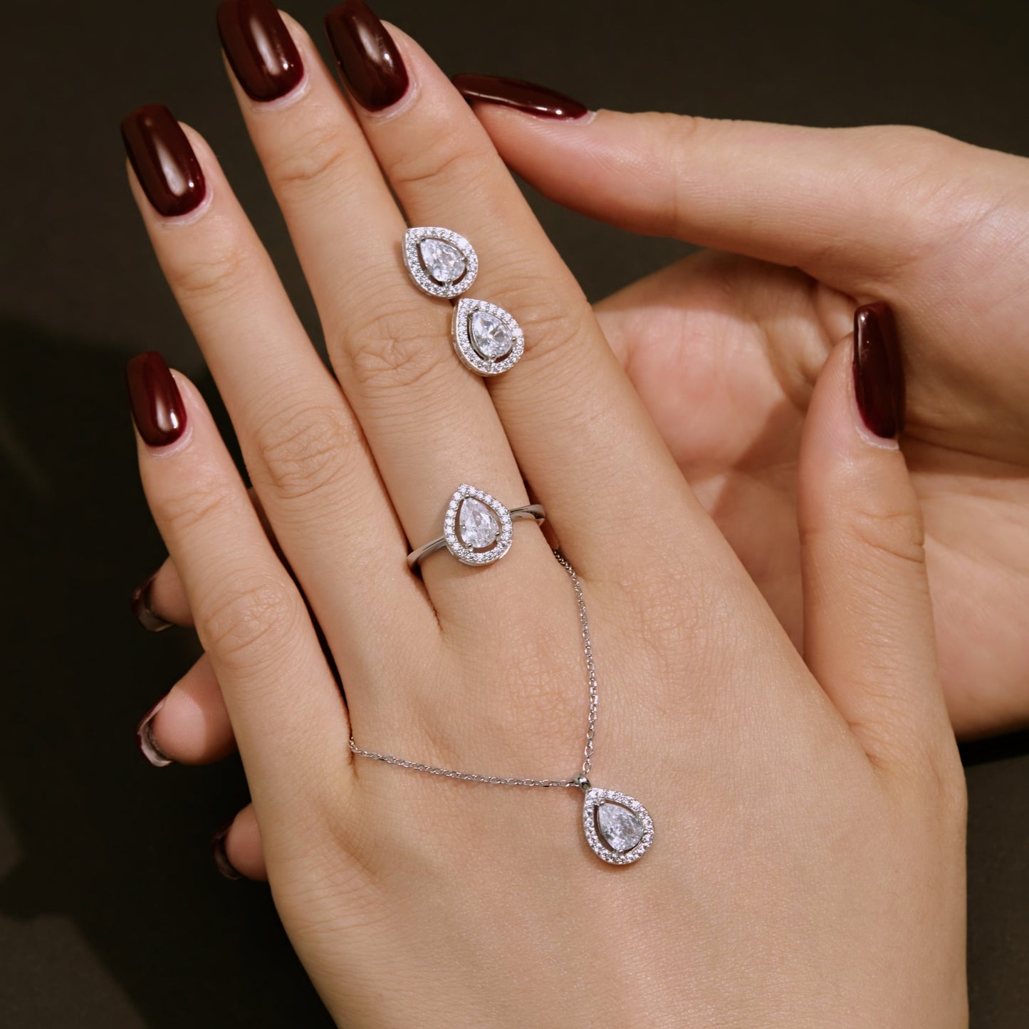 Teardrop Shaped earrings