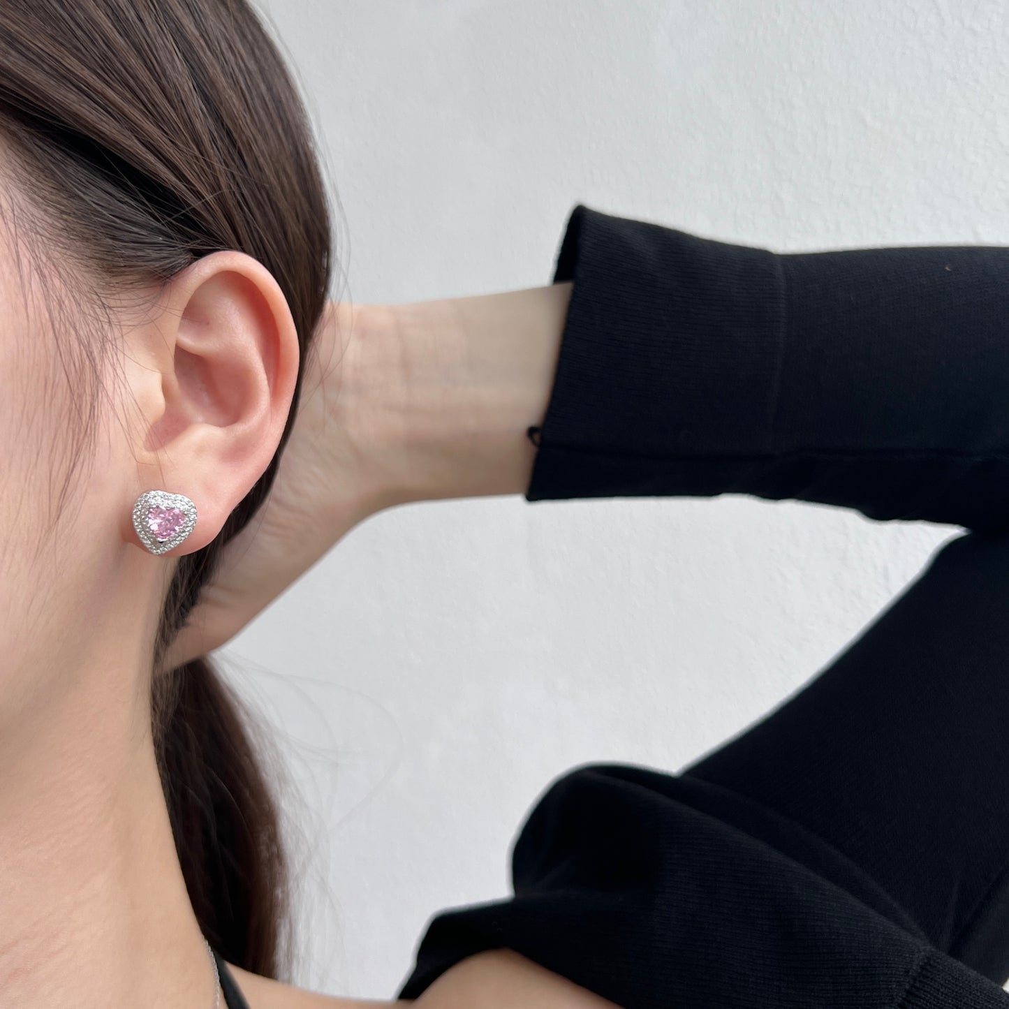 Heart design earrings
