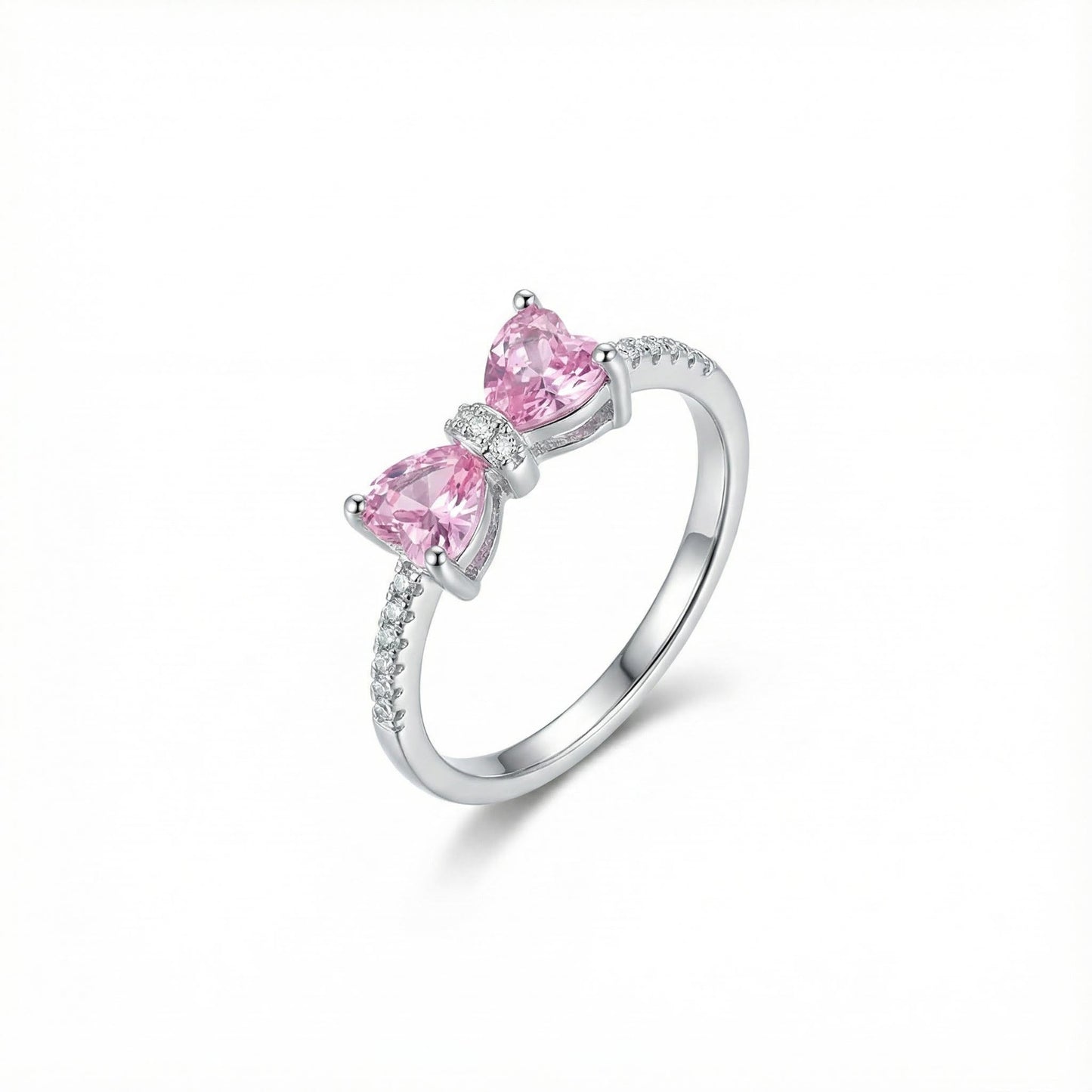 Bow Pink Coquette Ring