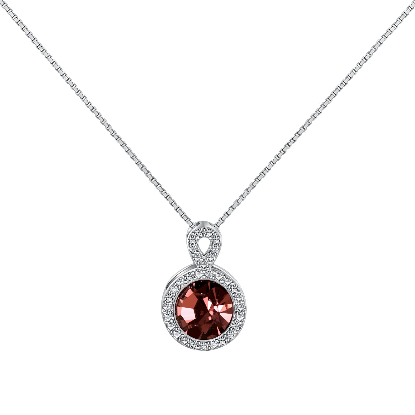 NECKLACE WITH RED PENDANT