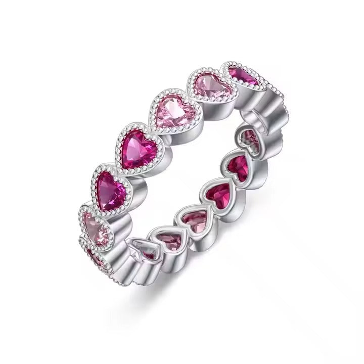 Heart Halo Ring