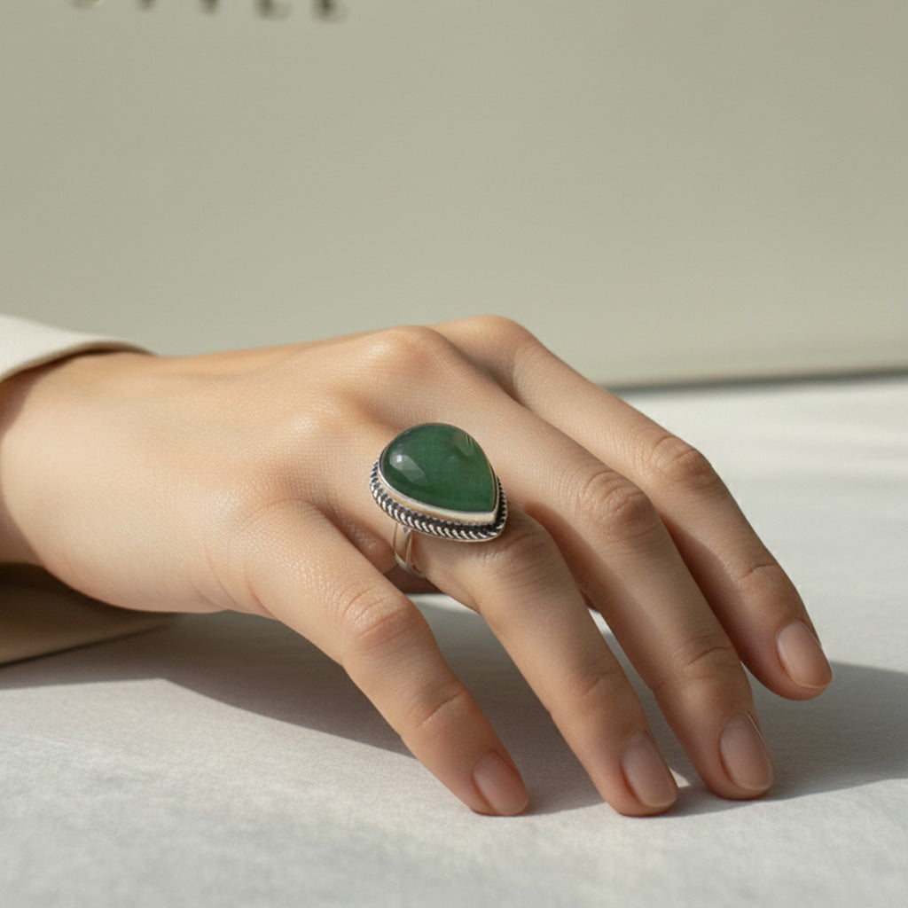 950 Silver Ring – Symbol of Purification and Protection