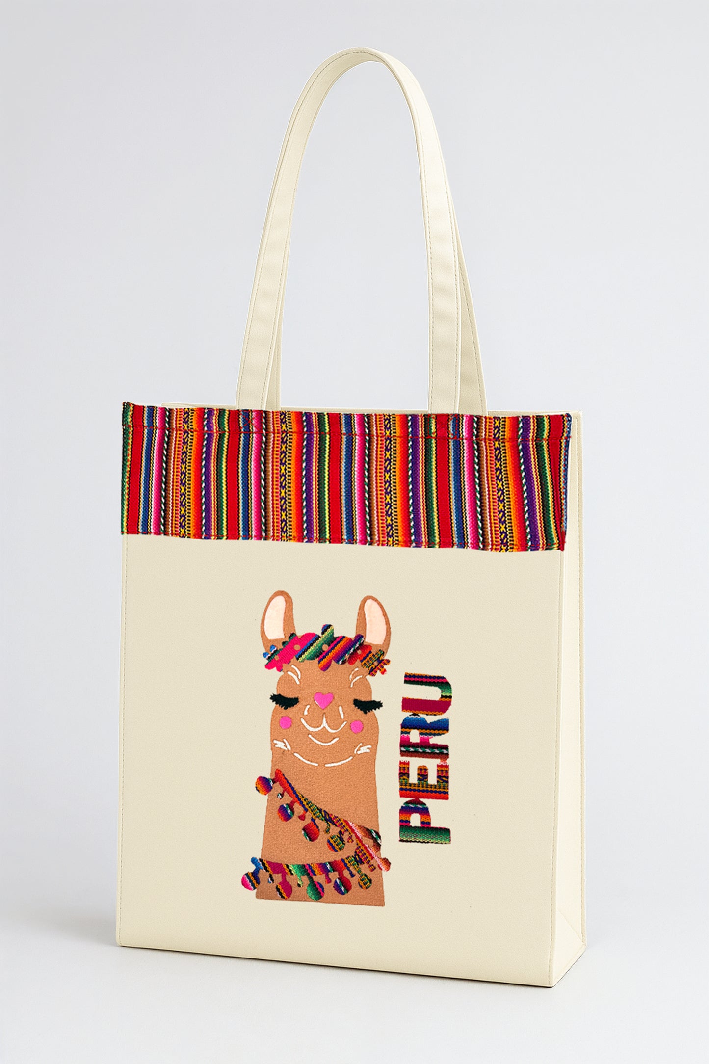 Festive Llama Tote Bag