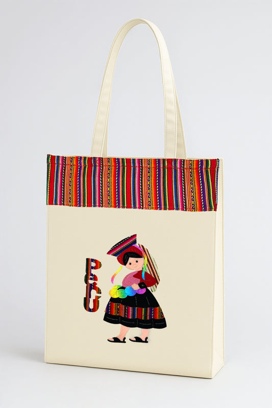 Cholita Peru Tote Bag