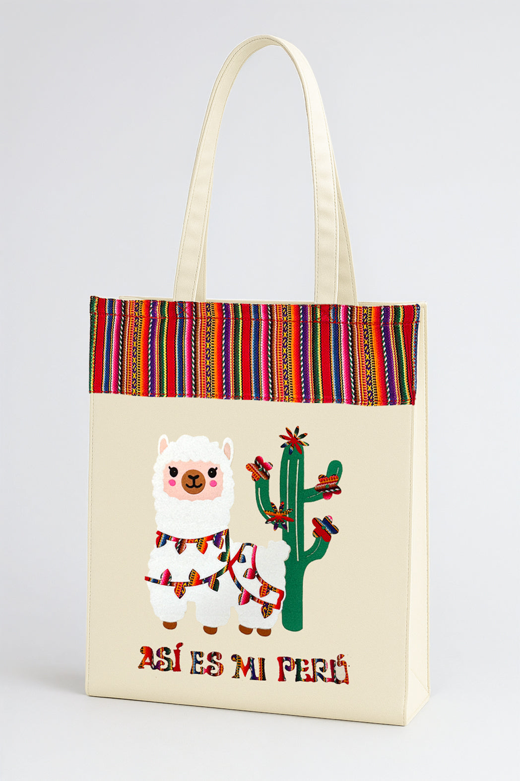 Peruvian Llama Tote Bag