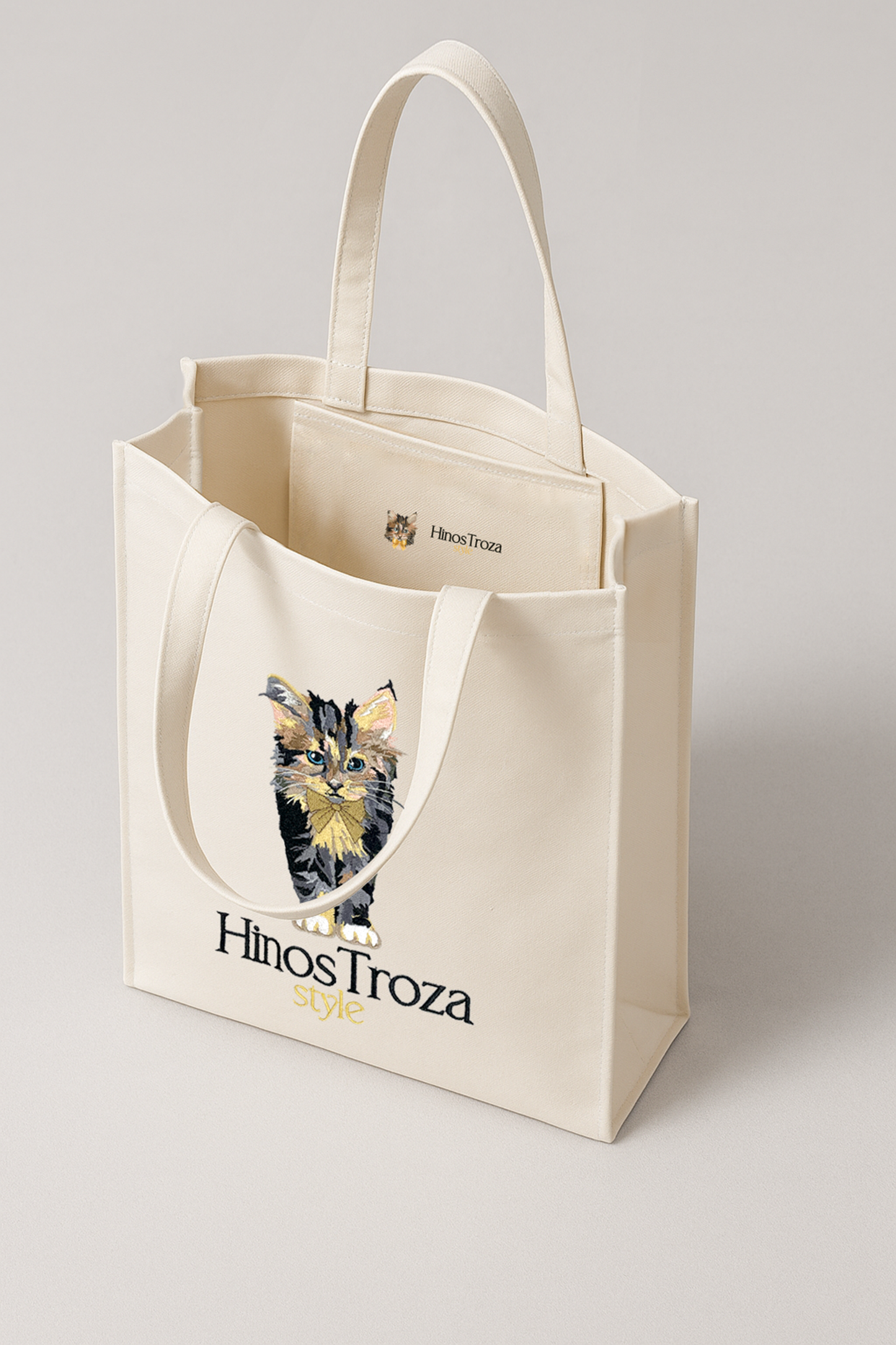 Hinos Troza Brand Embroidered Tote Bag
