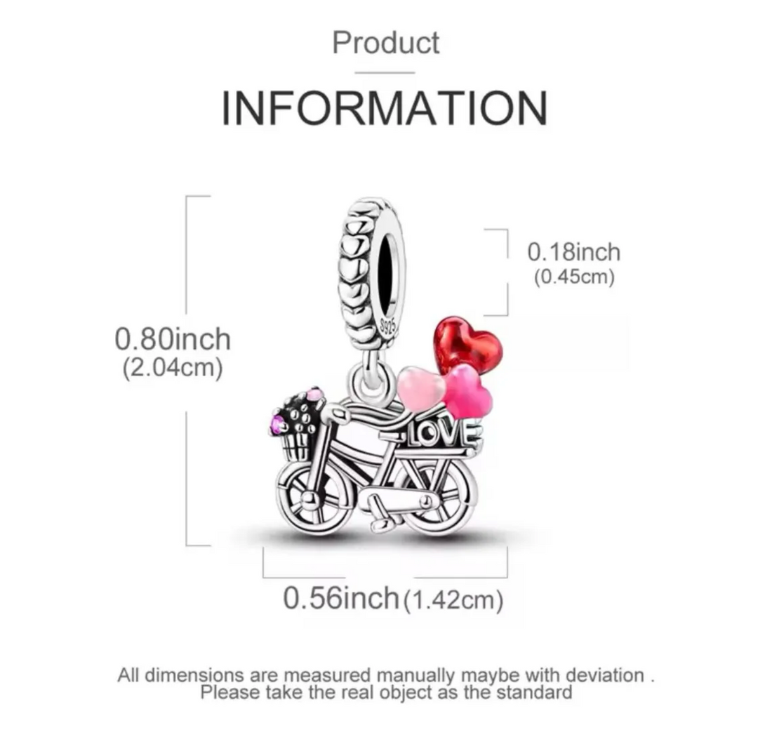 Love Bicycle Charm