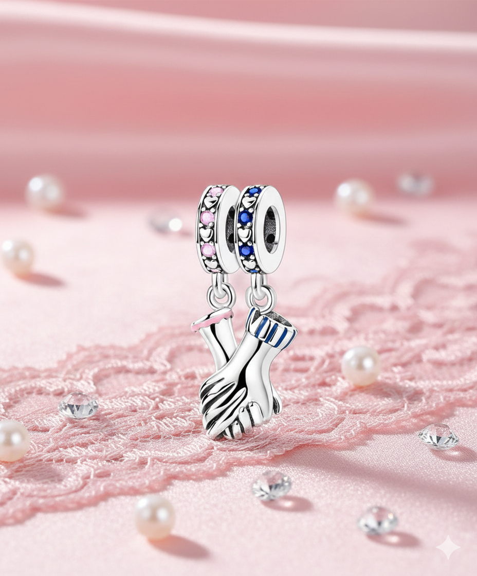 Hand in Hand Love Charm