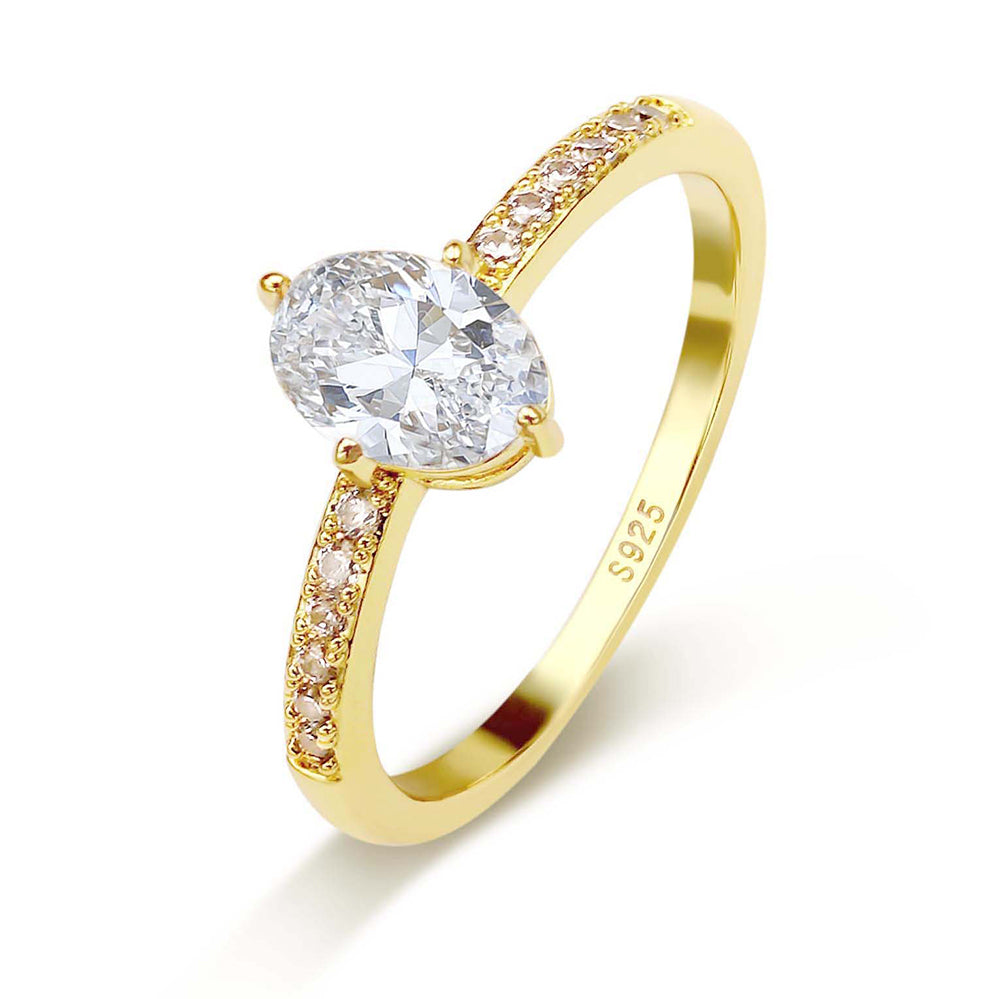 ELEGANCE OVAL-CUT SOLITAIRE RING