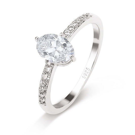 ELEGANCE OVAL-CUT SOLITAIRE RING