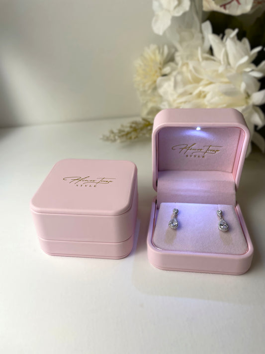 Earring box- Pink