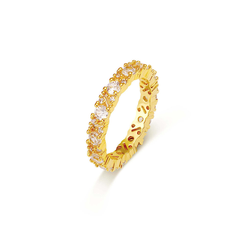 Elegant Gold Eternity Band