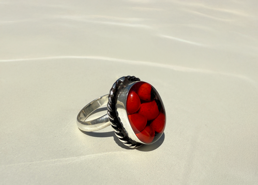 Gradual Oval Huaruro Ring