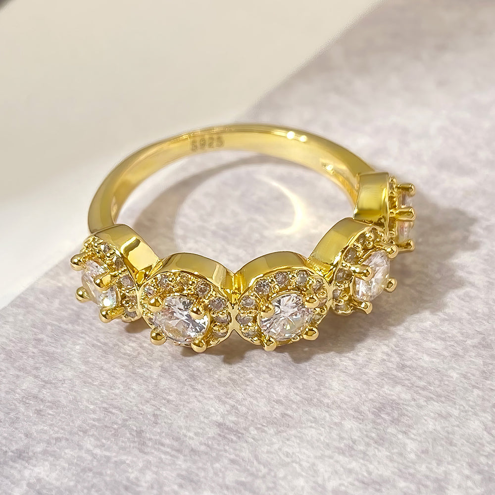 The golden ring of four Luminescent Circles