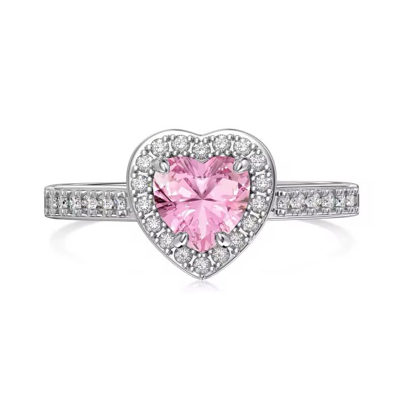 Pink Heart  Promise Ring