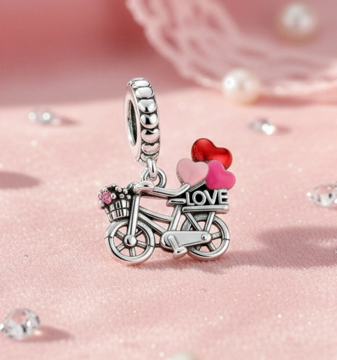 Love Bicycle Charm