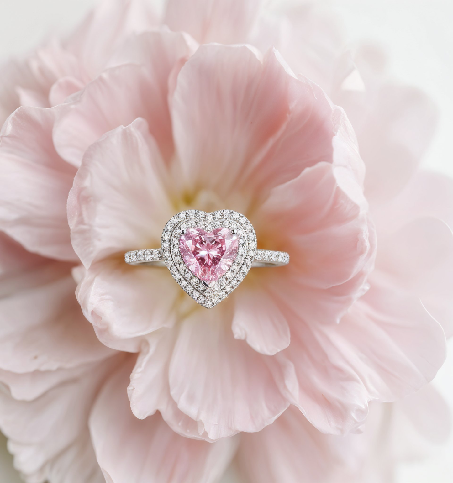 Heart Pink Promise Ring